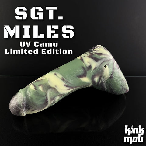 Sgt. Miles Cock Realistic Silicone Dildo Limited Edition UV Camo