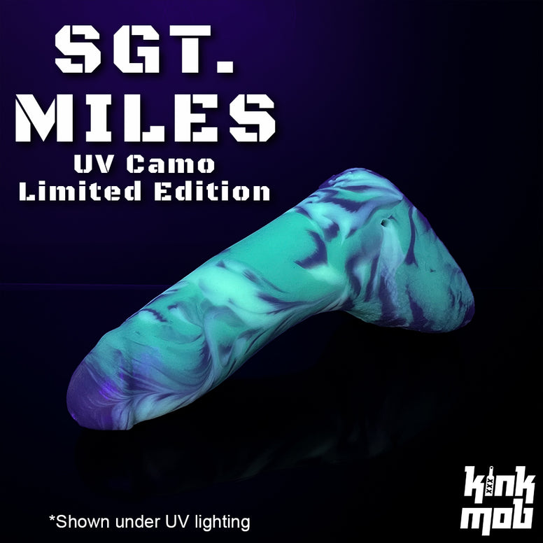 Sgt. Miles Cock Realistic Silicone Dildo Limited Edition UV Camo