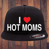 I Love Hot Moms Flexfit Hat