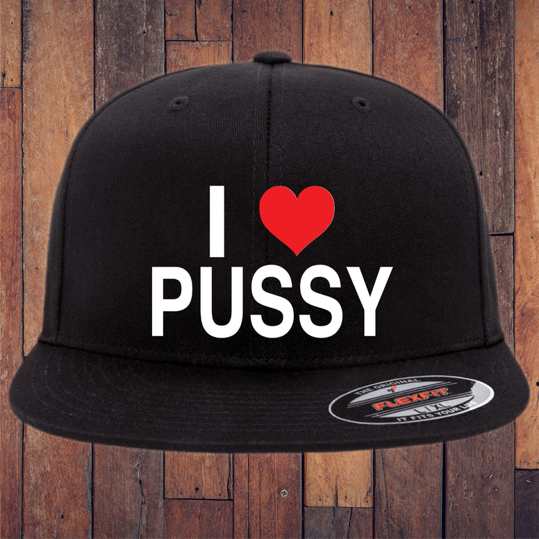 I Love Pussy Flexfit Hat