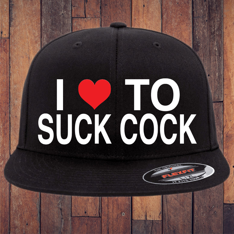 I Love To Suck Cock Flexfit Hat