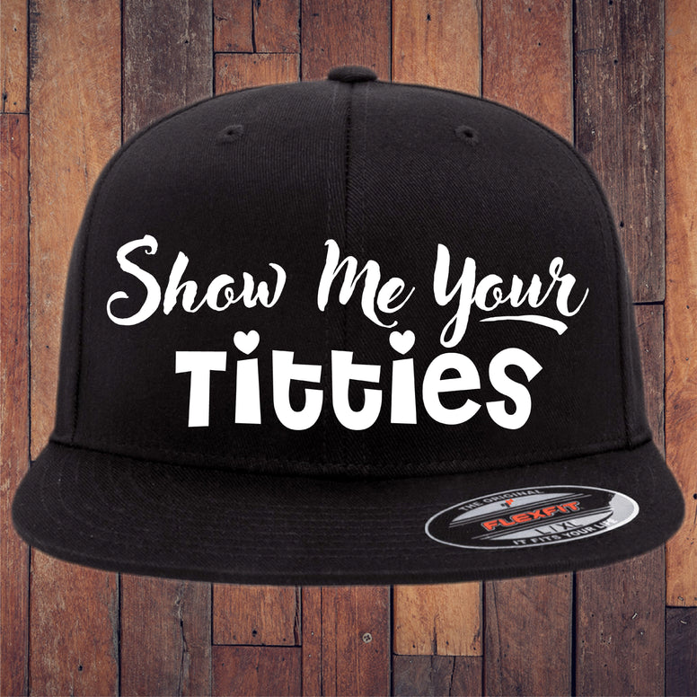 Show Me Your Titties Flexfit Hat