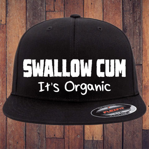 Swallow Cum It's Organic Flexfit Hat